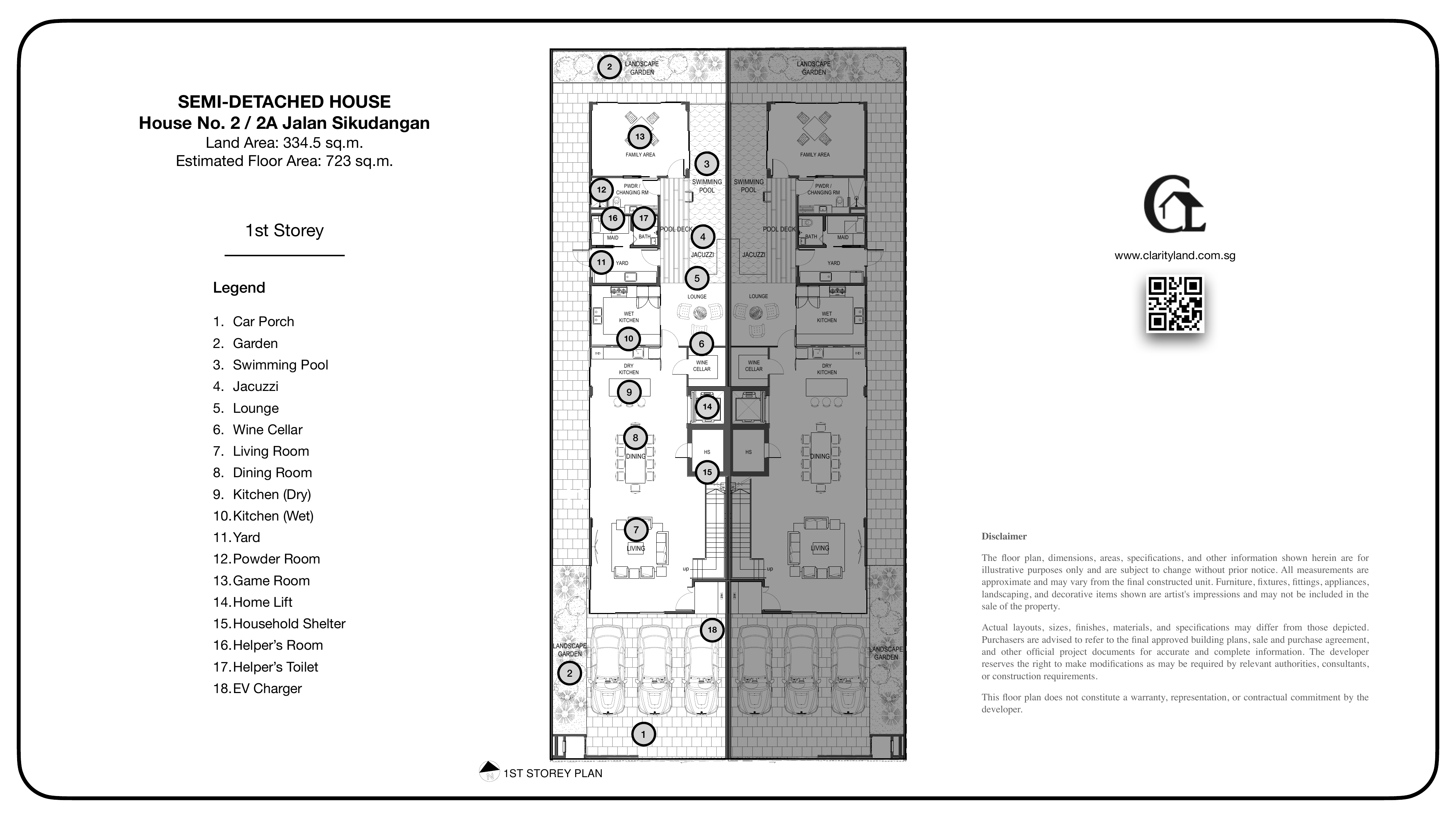 d'Clarione floor plan — 1st Storey
