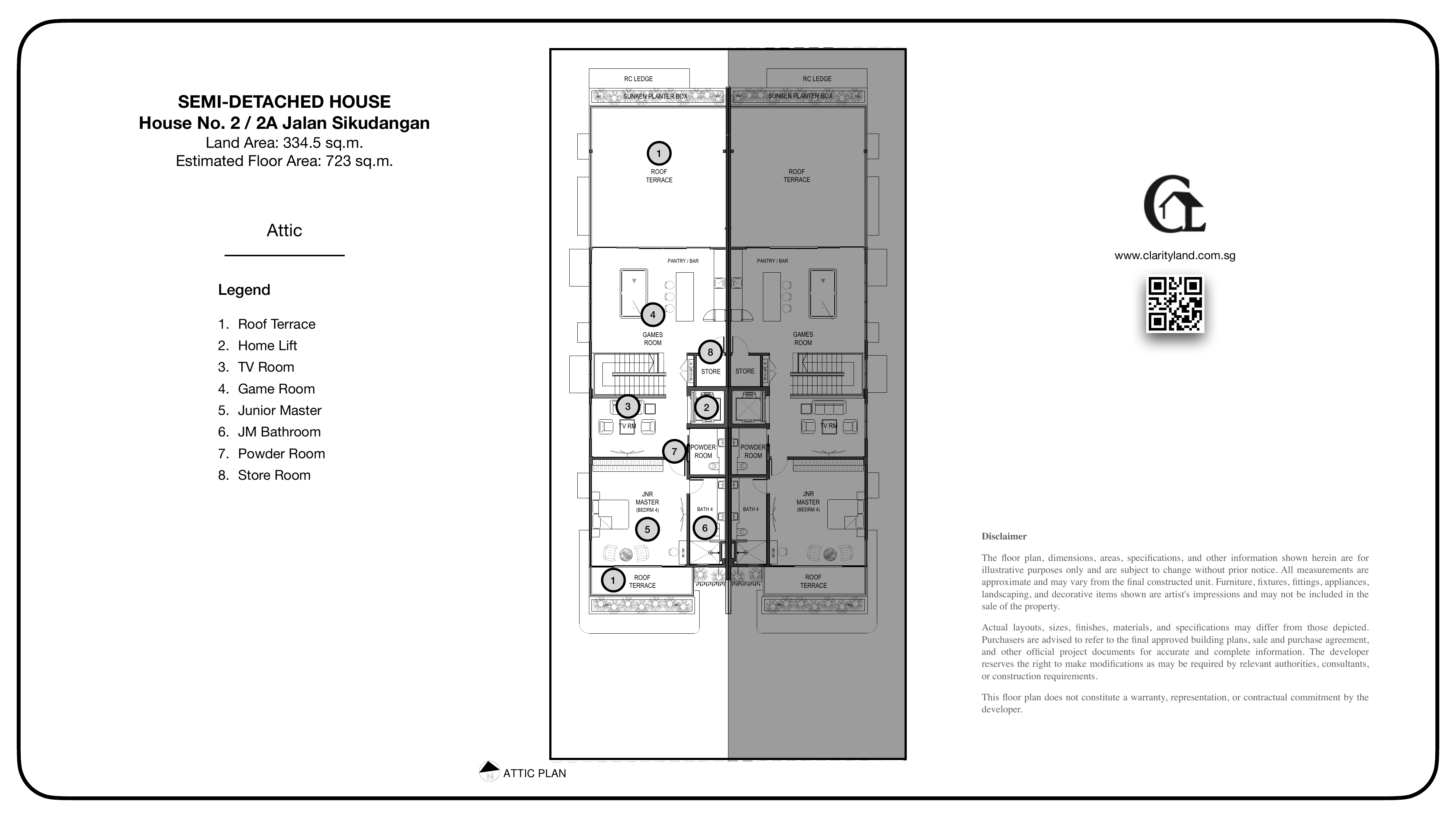 d'Clarione floor plan — Attic