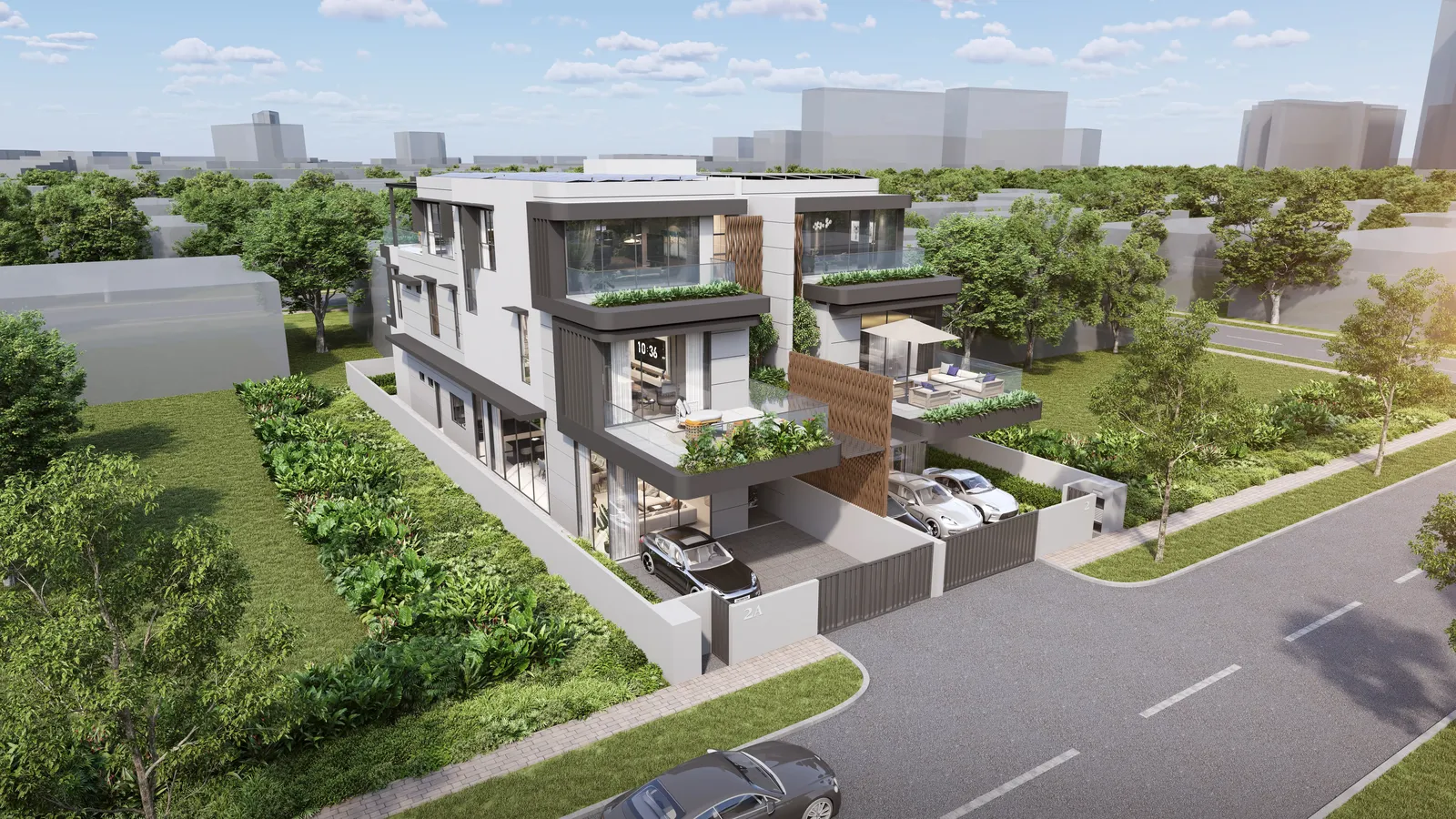 d'Clarione — street elevation